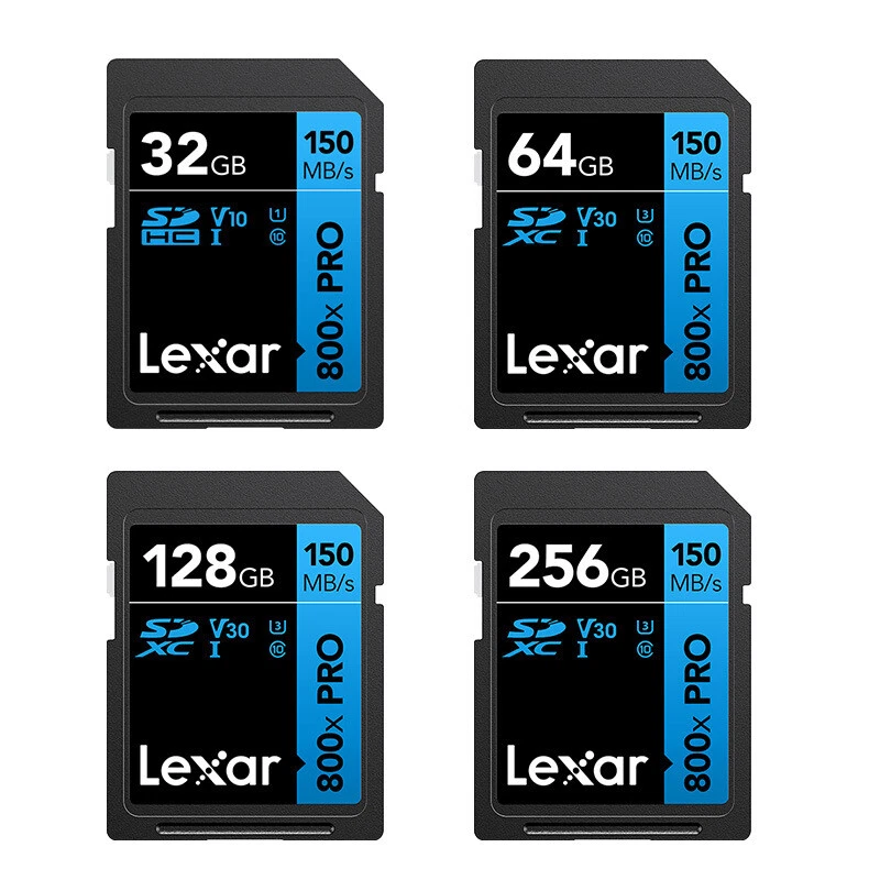 Lexar 32-128GB SD Card SDXC Memory Professional Class 10 Lexar 150MB/S SDXC SDHC - Image 1 of 1