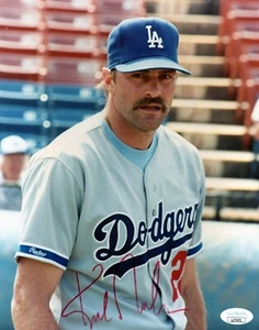 KIRK GIBSON SINGLE SIGNED PHOTO 8X10 JSA COA AUTO AUTOGRAPH LOS ANGELES DODGERS - Picture 1 of 2