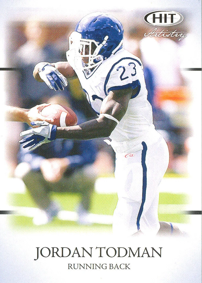 ARTISTRY Jordan Todman RC VIKINGS JAGUARS STEELERS COLTS TEXANS UCONN - Image 1 of 1