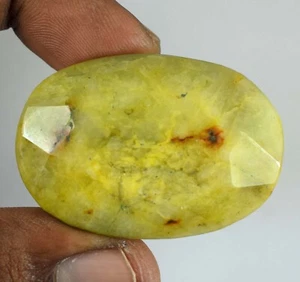 Natürlicher brasilianischer gelber Beryll 195,50 ct ovaler Edelstein Anlagequalität - Bild 1 von 10