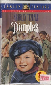 *DIMPLES* BRAND NEW SEALED CLAMSHELL VHS TAPE 1936, 1994 SHIRLEY TEMPLE - Picture 1 of 1