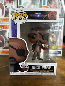 Funko Pop! Marvel - The Marvels - Nick Fury w/ Flerkitten Figure # 1253 - Picture 1 of 5