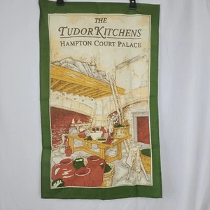 Hampton Court Palace England Cotton Linen Tea Towel Made In Ireland Tudor Kitche - Picture 1 of 9