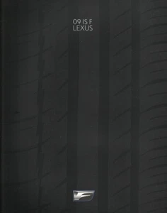 2009 LEXUS IS F Verkaufsprospekt Katalog ISF 09 US Altezza - Bild 1 von 1