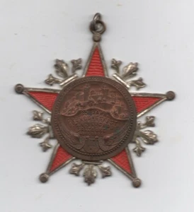 1925 Hanging Medal / Pendant "Grundungsfest Flugrad E.G.V. Salzburg " Austria - Picture 1 of 2