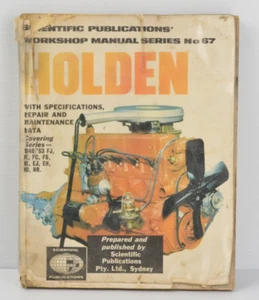 Holden Workshop Service Manual 1948/1953 FJ FE FC FB EK EJ EH HD HR & HK - Picture 1 of 11
