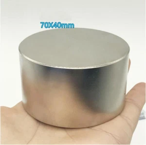 Large D70mm x 30mm/40mm Spuer Strong Disc Rare Earth Neodymium Round Magnet N50 - Picture 1 of 2