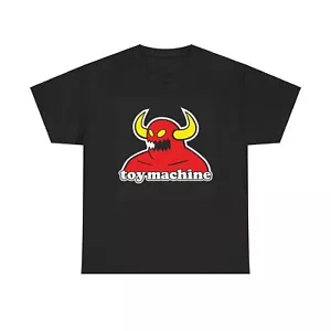 Toy Machine Graphic T Shirt Vintage Retro Skateboard Logo Unisex Heavy Cotton - Picture 1 of 5