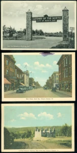 3 POSTCARDS - NORTH BAY, ONT - Foto 1 di 1