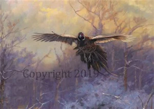 Fasan im Flug Weihnachtskarten 10er Pack von John Trickett C593X - Bild 1 von 1