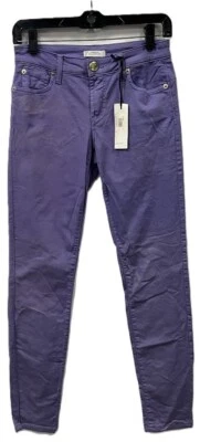 Новый с Ярлыками Gianni Versace Medusa вышитый узкие джинсы (фиолетовый) США 2-4 *дефекты * - Изображение 1 из 4