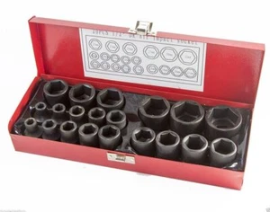 BUSSOLE BOCCOLE PER PISTOLA AVVITATORE PNEUMATICO SET KIT 20 PZ DA 1/2" 8-32MM - Foto 1 di 5