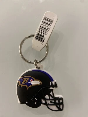 Baltimore Ravens Rubber Keychain Vintage Officially Licensed NFL - Image 1 of 3