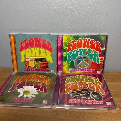 Flower Power Age of Aquarius Time of the Season Groovin CD Time Life Lot - Image 1 of 4