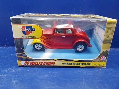 Car Quest 2001 Diecast Metal Street Rod '33 Willys Coupe First Gear - Image 1 of 2