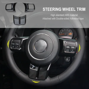 Cubierta de volante 3 piezas para Jeep Compass 2011-2016/Wrangler JK 2011-2017 - Imagen 1 de 7