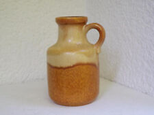 Keramik Vase fat lava Krug mit Henkel, Scheurich? Nr. 414-16, vintage 70er 80er