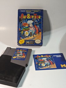 Burger Time (Nintendo Entertainment System, NES) 5 screw CIB (box, game, manual)