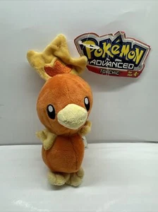 Pokemon Hasbro Nintendo 2004 Torchic Minun Stuffed Animal Beanbag Plush 6” - Picture 1 of 7