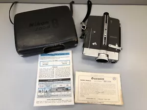 Vintage 1965 Nikon-Zoom 8 Nikon Movie Camera with Case Film Paperwork UNTESTED - Picture 1 of 19