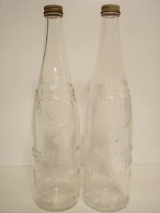 2 Garrett & Co. Inc. Virginia Dare Embossed Bottle New York American Wine - Picture 1 of 20