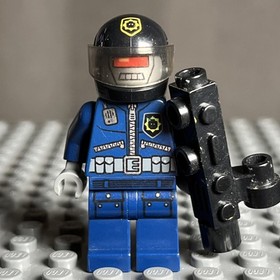 Lego Robo SWAT Minifigure Cop tlm046 70819 70807 30282 Movie CMF Lot Rare 3O