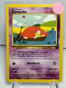 Pokémon TCG Pokemon Team Rocket Unlimited Slowpoke 67/82 LP - Picture 1 of 2