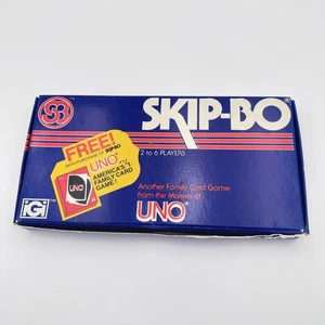 Juego de cartas Skip-Bo 1980 completo familia IGI UNO clásico 2-6 jugadores EE. UU. - Imagen 1 de 9