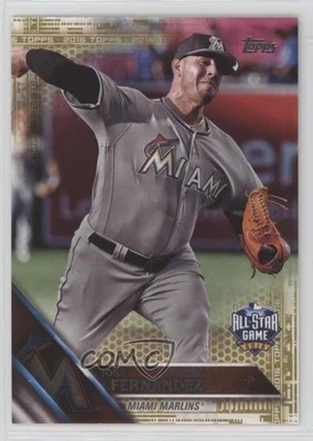 2016 Topps Update All-Star Gold /2016 Jose Fernandez #US223 - Image 1 of 2
