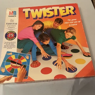 Original Vintage Twister Board Game MB Games 100 Complete - Used Condition - Image 1 of 4