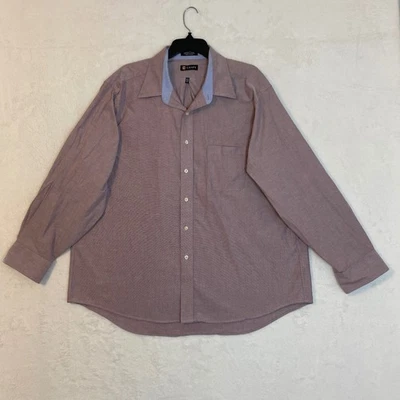 CHAPS Classic Fit Oxford Wrinkle Free Long Sleeve Dress Shirt Men 18-18.5 34-35 - Image 1 of 4