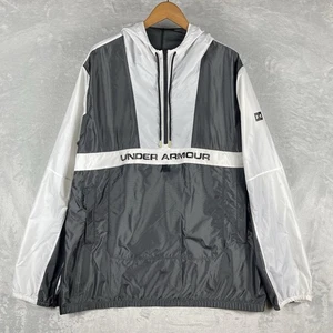Under Armour Regenjacke Windbreaker weiß grau Anorak Herren 3XL - Bild 1 von 8