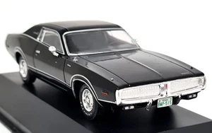 Atlas 1/43 Dodge Charger 1972 Black Scale Diecast Scale Model Car - Picture 1 of 5