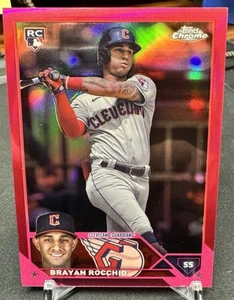 Brayan Rocchio RC 2023 Topps Chrome Update Pink Refractor /399 Twins #USC157 - Picture 1 of 2