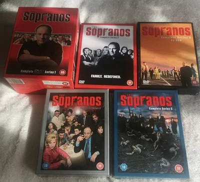 The SOPRANOS Series 1 - 5 DVD Boxset Used - Image 1 of 3