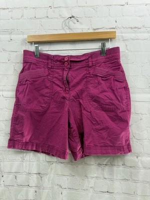 Pantalones Cortos Kim Rogers Para Mujer Talla 8 Chino Fucsia Mezcla de Algodón Caminar Informales Foto 1 de 4