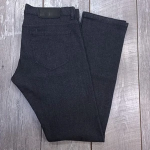 Detroit Denim Jeans Herren 36x35 Schwarz Modal Soft Selvedge Mid Rise Straight Leg - Bild 1 von 11