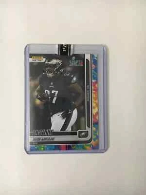 2023 PANINI NFL INSTANT #233 JAVON HARGRAVE EAGLES NFC CHAMPIONS VERSICOLOR #5/5 - Image 1 of 2