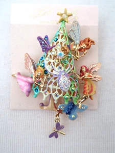PIN/ENHANSER ÁRBOL DE NAVIDAD KIRKS FOLLY TONO DORADO - Imagen 1 de 1