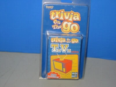 FUNDEX 1000 Questions Unsealed Card Deck HTF New Trivia On The Go T.V. Edition - Image 1 of 2