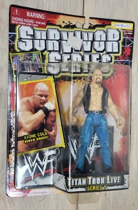 Jakks 1999 WWF Survivor Series Titan Tron Live Series 1 piedra fría Steve Austin - Imagen 1 de 3