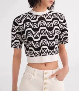 Karl Lagerfeld Fashion Top Short Sleeves - Picture 1 of 6