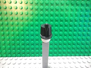 Lego Mini Figura 1 Negro Shako Guardia Imperial Sombrero Casco Liso - Imagen 1 de 2