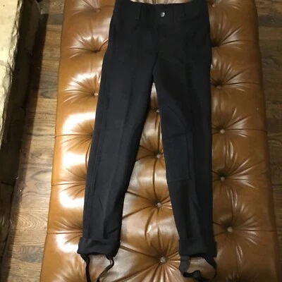 PARCHE DE RODILLA HORZE JUVENIL OTOÑO/INVIERNO NEGRO JODHPURS PANTALONES TALLA MEDIANA! ¡NUEVO SIN ETIQUETAS! Foto 1 de 4