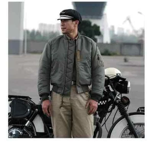 Bronson MA-1 Style Bomber Flight Jacket Warm Men Military Coat Water Resistant - Picture 1 of 15