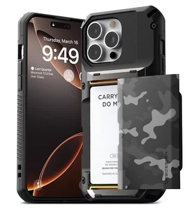 For iPhone 16 Pro Max Case VRS [Damda Glide Pro] with Semi Auto Wallet Holder - Picture 1 of 76