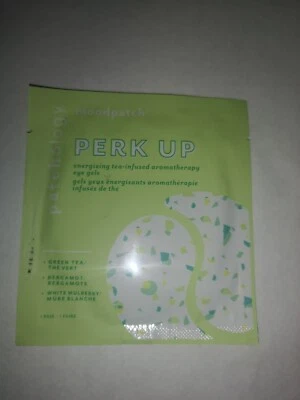 Patchology Perk Up Energizing Tea-infused Aromatherapy Eye Gels 1 Pair Brand New - Image 1 of 2