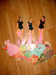 De colección-Bailarina-Ballet-Jennifer-Marilyn-Claudia-Papel Recortados-Muñecas - Imagen 1 de 1