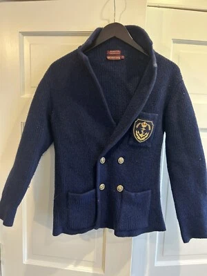 Suéter de lã penteada vintage anos 70 CHAPS RALPH LAUREN tamanho M britânico Hong Kong - Imagem 1 de 4