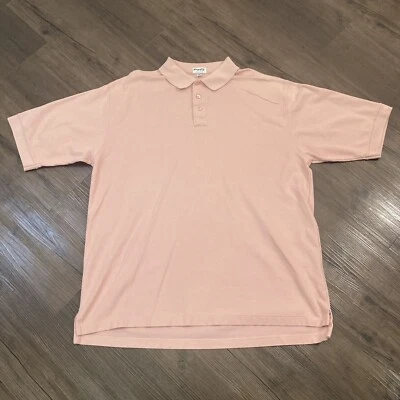 Camisa Polo Ping Para Hombre Grande Rosa Rendimiento Transpirable Golf Hecha en EE. UU. Foto 1 de 4